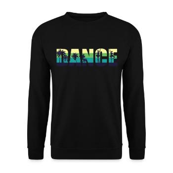 Ballet Dancer Dance Girl Ballerina - Unisex Pullover - Schwarz - Vorne - Alina (178cm) & Michal (187cm)