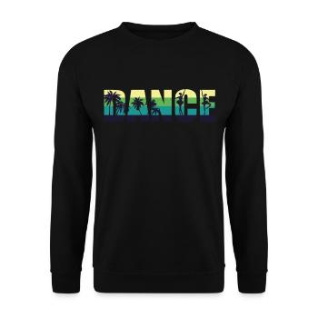 Ballet Dancer Dance Girl Ballerina - Unisex Pullover - Schwarz - Vorne - Alina (178cm) & Michal (187cm)