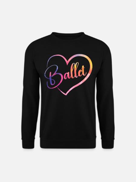 Ballet Danseuse Danse Ballerine - Sweat-shirt Unisexe - noir