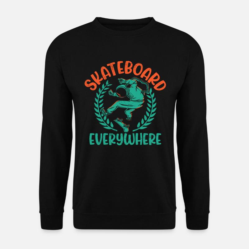 Skateboarding Skater Junge Skateboard Extremsport - Unisex Pullover - Schwarz