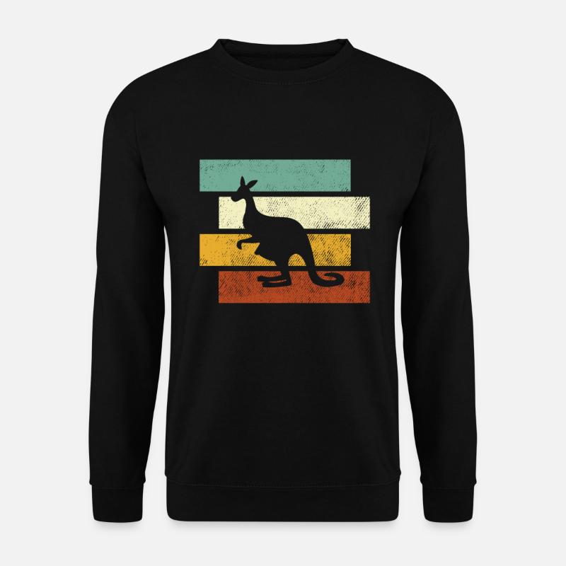 Kangaroo Retro - Unisex Sweatshirt - black