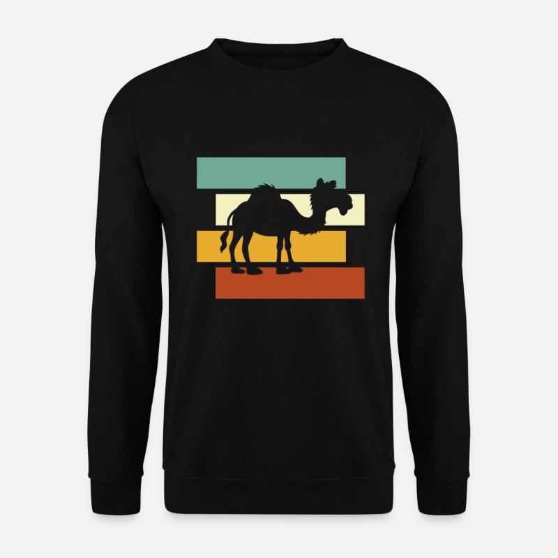 Camel Retro - Unisex Sweatshirt - black