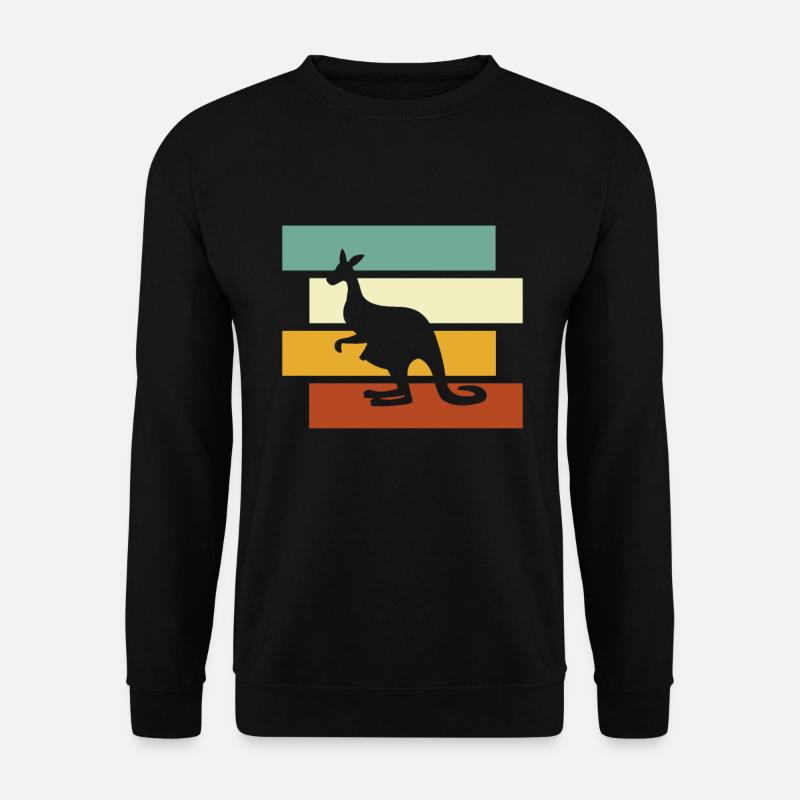 Kangaroo Retro - Unisex Sweatshirt - black