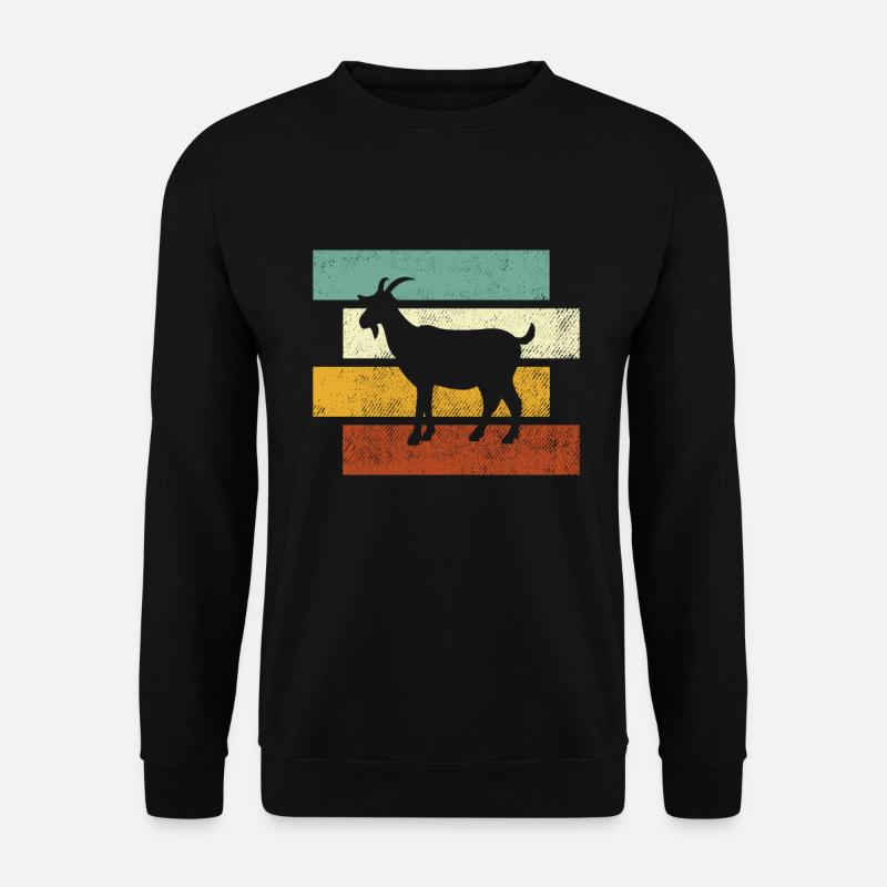 Goat Retro - Unisex Sweatshirt - black