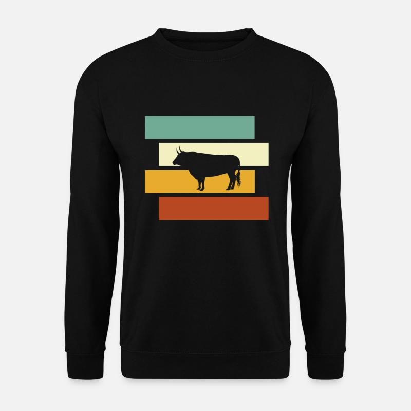 Taurus Retro - Unisex Sweatshirt - black