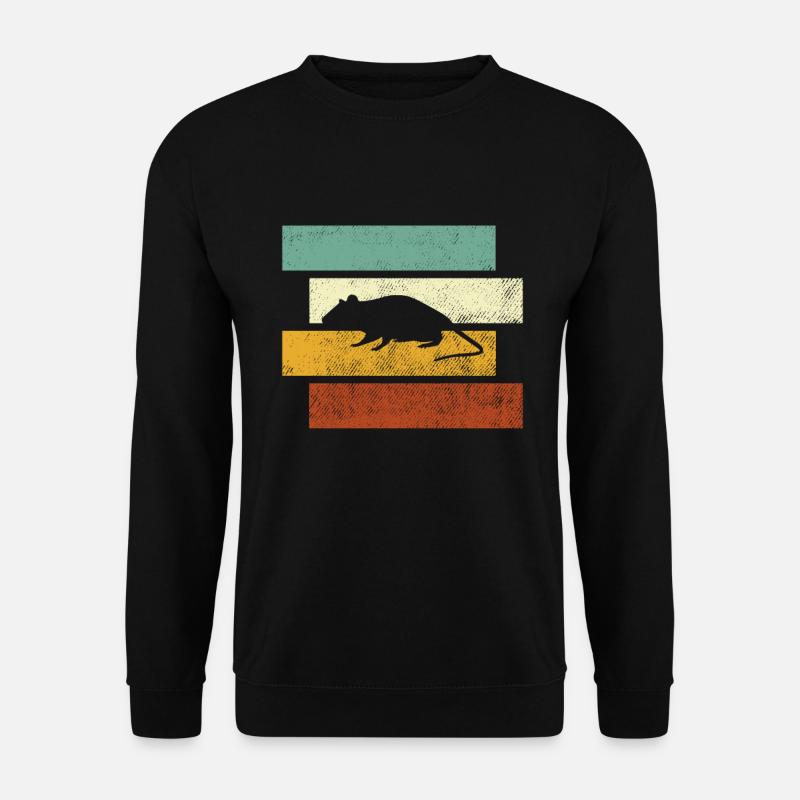 Mouse Retro - Unisex Sweatshirt - black