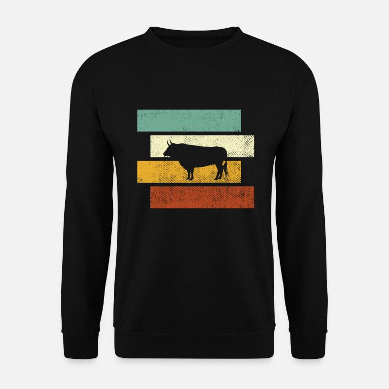 Taurus Retro - Unisex Sweatshirt - black