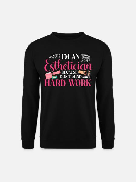 Cute Licensed Esthetician Skincare - Unisex Sweatshirt - black