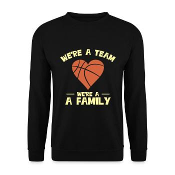 Sport Dad Vatertag Sport Team Fan Hobby - Unisex Pullover - Schwarz - Vorne - Alina (178cm) & Michal (187cm)