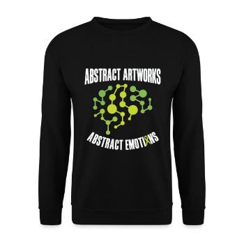 Mois de la sensibilisation artistique pour - Sweat-shirt Unisexe - noir - Devant - Alina (178cm) & Michal (187cm)