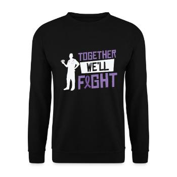 Alzheimer's Awareness Brain Doctors Health - Unisex Sweatshirt - black - Front - Alina (178cm) & Michal (187cm)