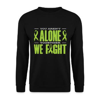Monat des Bewusstseins für psychische Gesundheit - Unisex Pullover - Schwarz - Vorne - Alina (178cm) & Michal (187cm)
