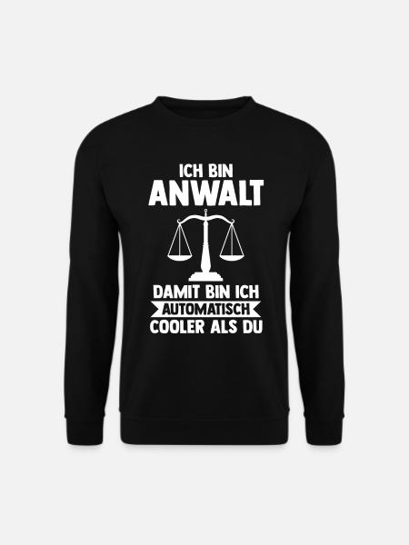 Jurist Anwalt - Unisex Pullover - Schwarz