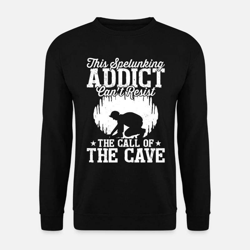 Spelunker spéléologue spéléologue - Sweat-shirt Unisexe - noir