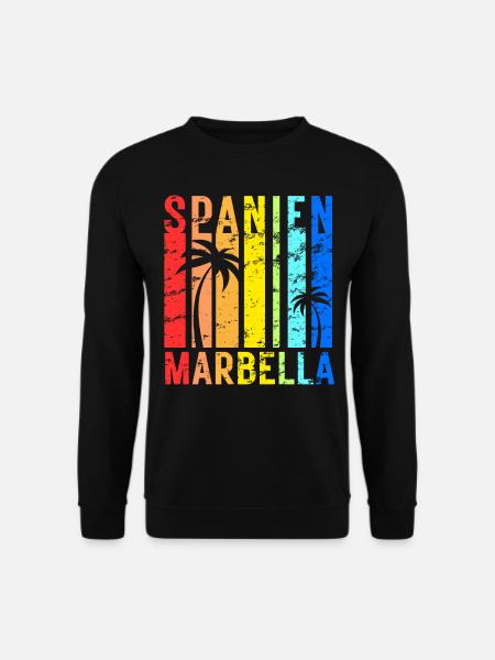 Marbella Andalusien Spanien Costa Del Sol Idee - Unisex Pullover - Schwarz