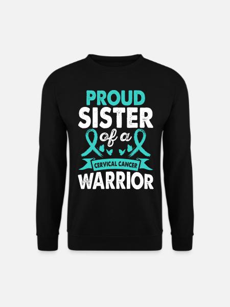 Sister of Cervical Warrior - Unisex Sweatshirt - black