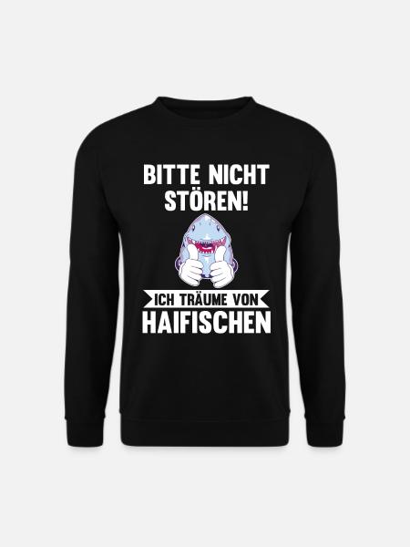 Fische Haifisch - Unisex Pullover - Schwarz