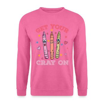 Enseignante au primaire Éducatrice de maternelle - Sweat-shirt Unisexe - rose - Devant