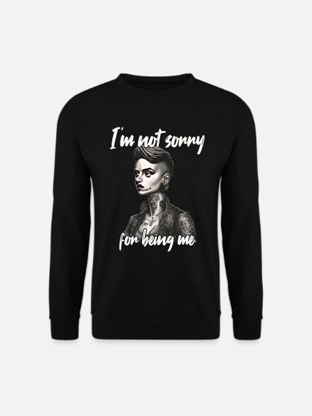 Proud of my individuality - Unisex Sweatshirt - black