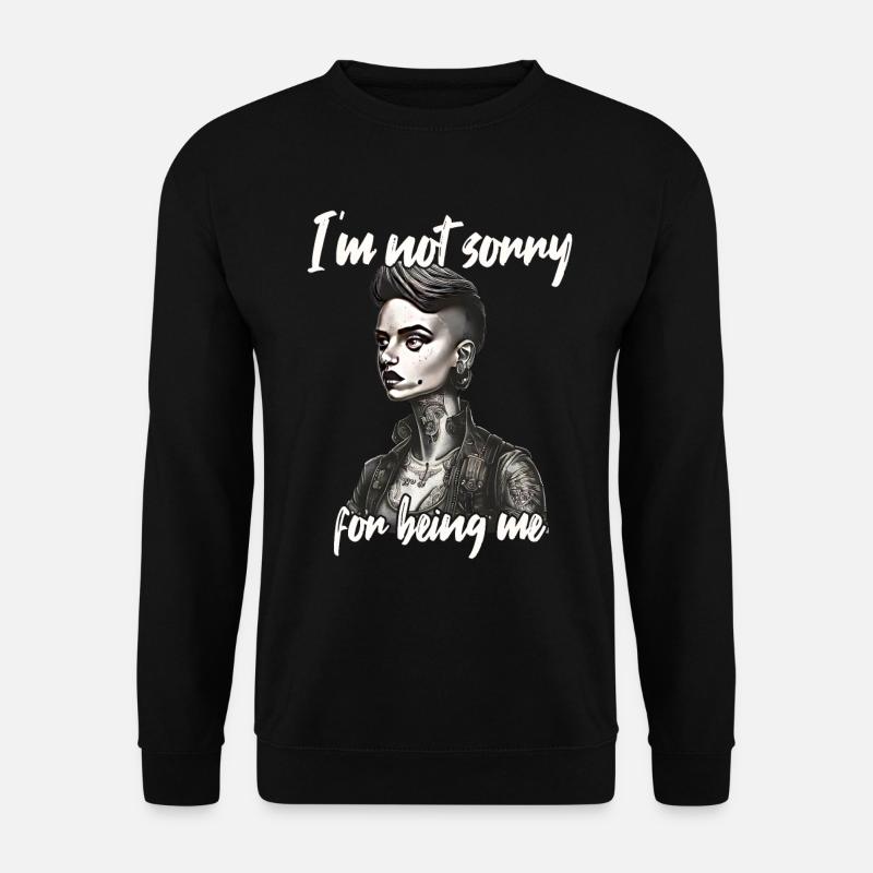 Fier de mon individualité - Sweat-shirt Unisexe - noir