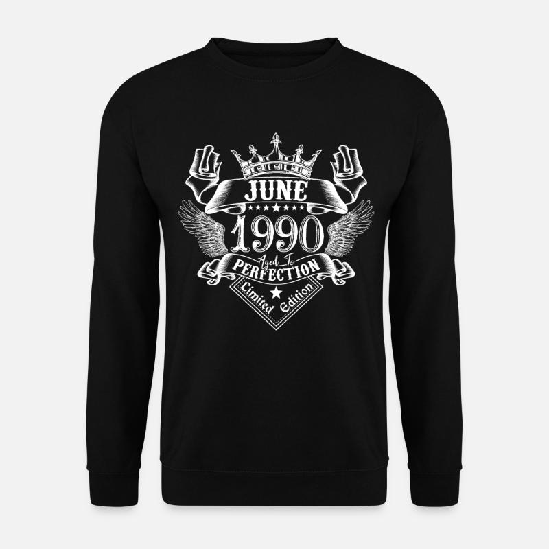 Juni 1990 | Juni 1990 Jubiläum 1990 - Unisex Pullover - Schwarz