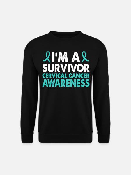 Cervical Cancer Awareness Month - Unisex Sweatshirt - black