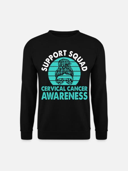 Support Squad Awareness Month - Unisex Sweatshirt - black