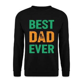 Meilleur papa de tous les temps - Fête des pères 2023 - Sweat-shirt Unisexe - noir - Devant - Alina (178cm) & Michal (187cm)