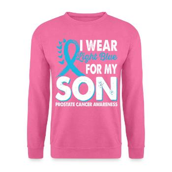 Portez du bleu clair pour le Mois de la Conscience - Sweat-shirt Unisexe - rose - Devant