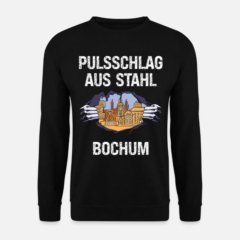 Tief im Westen Bochum Pott Kohle Ruhrgebiet Ruhr - Unisex Pullover - Schwarz