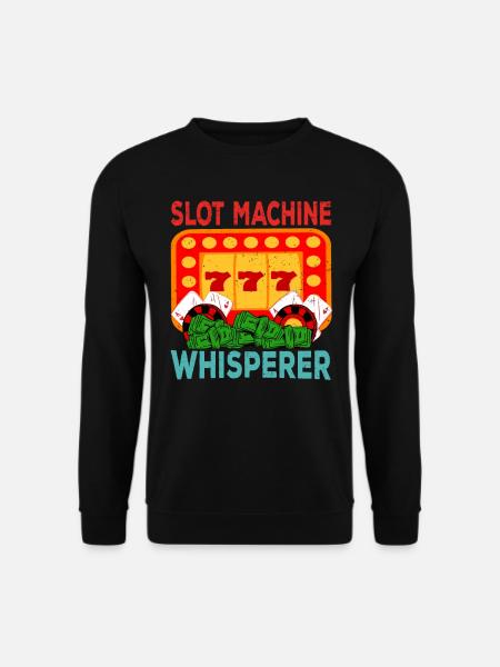 Kasino Glücksspiel Spielautomat Kartenspiel - Unisex Pullover - Schwarz