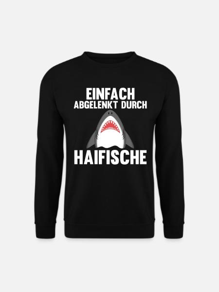 Fische Haifisch - Unisex Pullover - Schwarz