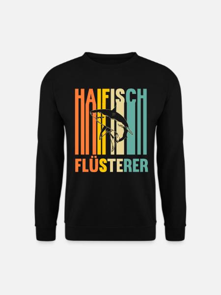 Fische Haifisch - Unisex Pullover - Schwarz