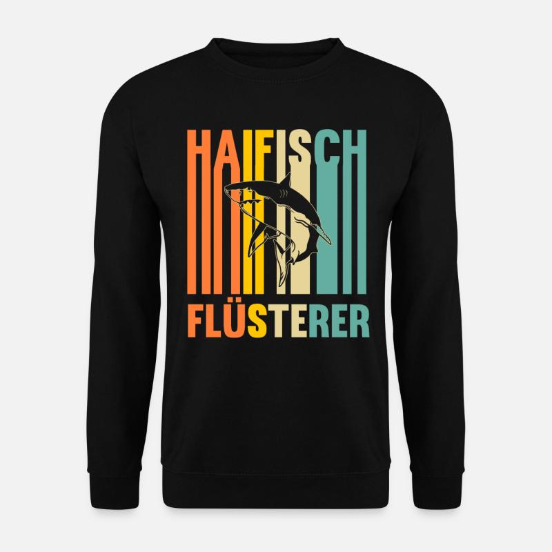 Fische Haifisch - Unisex Pullover - Schwarz
