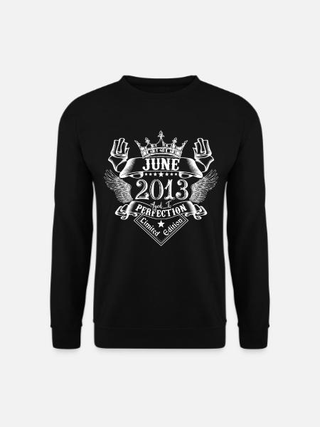 Juni 2013 | Juni 2013 Jubiläum 2013 - Unisex Pullover - Schwarz