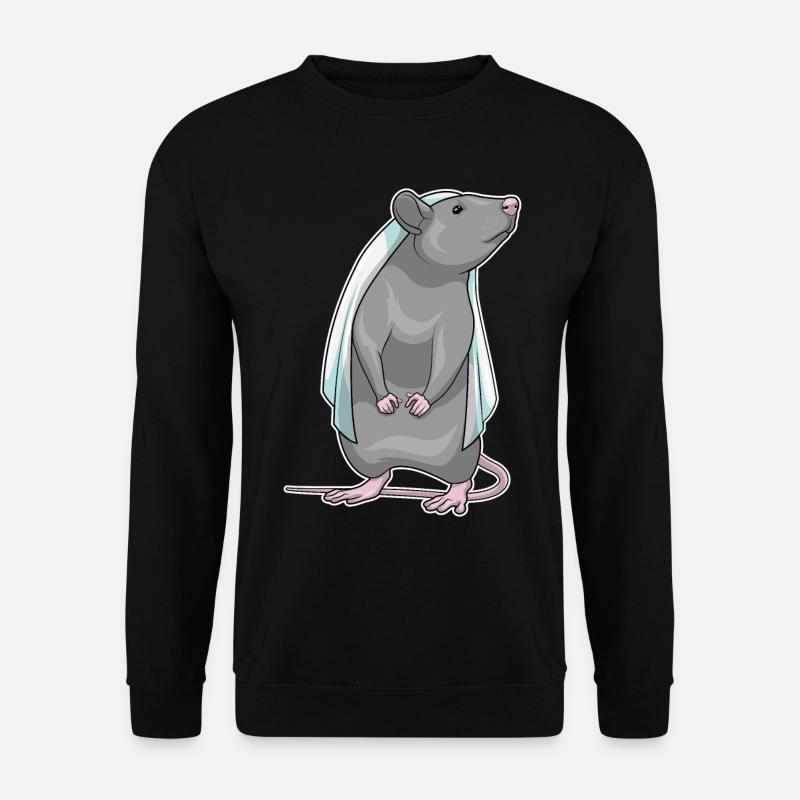 Rat Bride Wedding - Unisex Sweatshirt - black