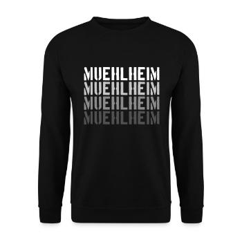 Mühlheim - Unisex Sweatshirt - black - Front - Alina (178cm) & Michal (187cm)