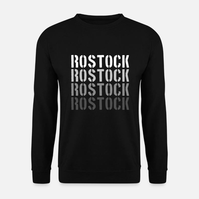 Rostock - Unisex Pullover - Schwarz