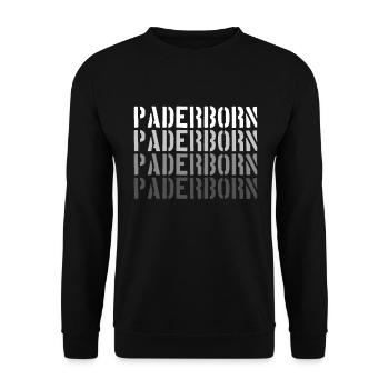 Paderborn - Sweat-shirt Unisexe - noir - Devant - Alina (178cm) & Michal (187cm)