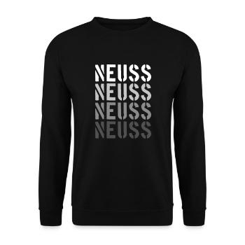 Neuss - Sweat-shirt Unisexe - noir - Devant - Alina (178cm) & Michal (187cm)
