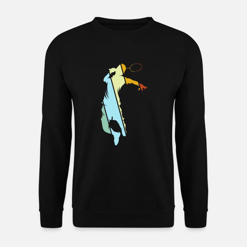 Badminton Retro - Unisex Sweatshirt - black