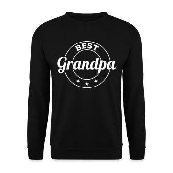 Meilleur grand-père - Fête des pères - Sweat-shirt Unisexe - noir - Devant - Alina (178cm) & Michal (187cm)