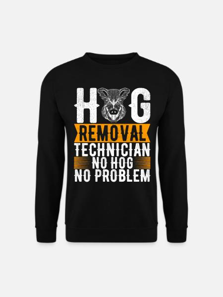 Jäger Wildschwein Jagen - Unisex Pullover - Schwarz