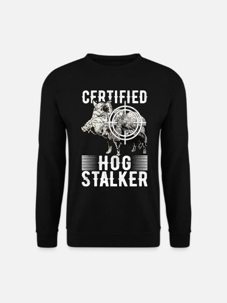 Jäger Wildschwein Jagen - Unisex Pullover - Schwarz