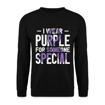 Infirmière Alzheimer’s Awareness Medical - Sweat-shirt Unisexe - noir - Devant - Alina (178cm) & Michal (187cm)