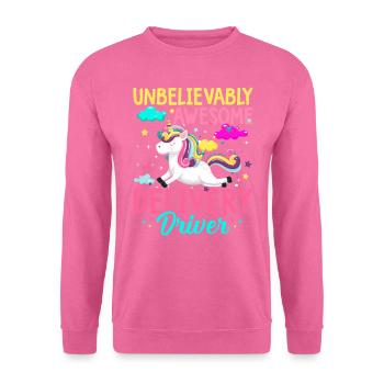 Ingenious delivery driver appreciation expert - Unisex Sweatshirt - pink - Front