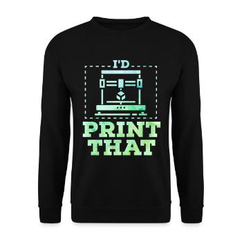 I would recommend this - Unisex Sweatshirt - black - Front - Alina (178cm) & Michal (187cm)