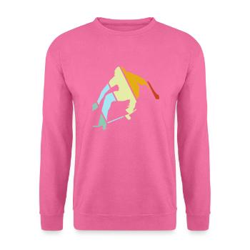 Skater Retro - Unisex Pullover - Pink - Vorne