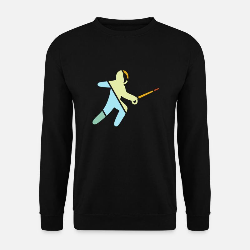 Escrime Rétro - Sweat-shirt Unisexe - noir