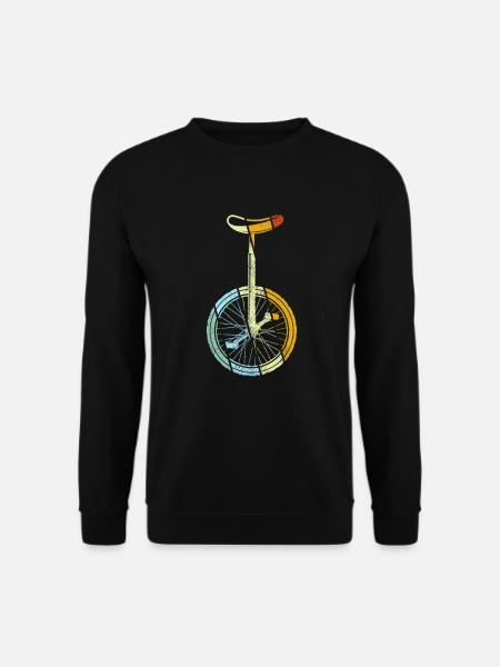 Unicycle Retro - Unisex Sweatshirt - black
